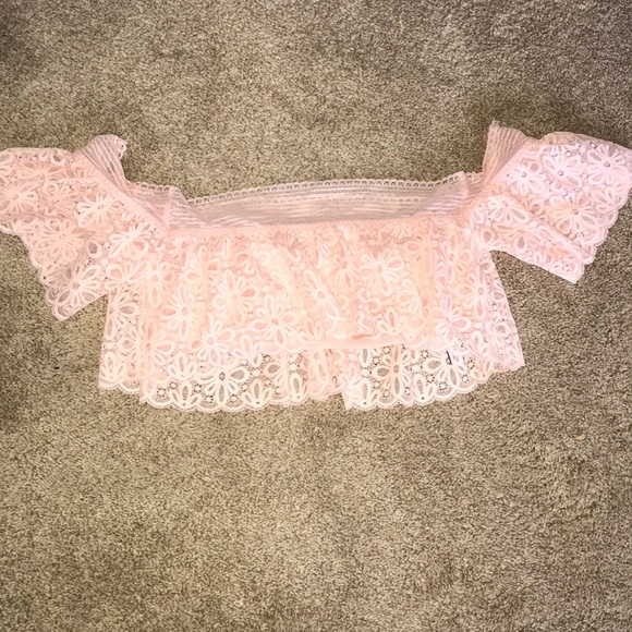 PINK Victoria's Secret Other - Never worn! NWOT Pale pink lace Bralette PINK Victoria's Secret Other - Never worn! NWOT Pale pink lace Bralette